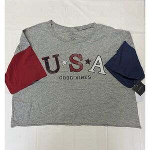Grayson Threads USA  Patriotic Gay T-shirt Women's Size XXL New
